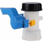 Adaptateur ibc 50 mm  62mm vanne cuve 1000l plastique, raccord cuve 1000 litres pour reservoir eau de ...