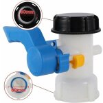 Adaptateur ibc - 60 mm � 60 mm - vanne cuve 1000l - plastique - raccord cuve 1000 litres pour r�servoir ...