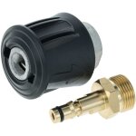 Vhbw - 2x adaptateur en kit vers filetage m22 compatible avec kärcher k 2, 4, 5, 3 nettoyeur haute - ... Vhbw - 2x adaptateur en kit vers filetage m22 compatible avec kärcher k 2, 4, 5, 3 nettoyeur haute - ...