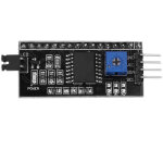 Adaptateur lcd1602, potentiom�tre de r�glage du rapport de contraste du port iic / i2c, carte adaptateur ...