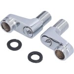 Adaptateur de mitigeur de douche, g1 / 2in vers g3 / 4in robinet de douche mural swing water pipe flexion ...