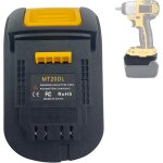 Adaptateur mt20dl pour remplacement de batterie makita 18 v pour batterie dewalt 20 v, pour outil de ...