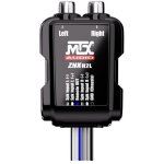 Adaptateur - mtx audio - câbles hp vers rca 8v - sortie remote Adaptateur - mtx audio - câbles hp vers rca 8v - sortie remote