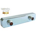 Adaptateur multi - entraxe pour robinetterie murale � entraxe non standard