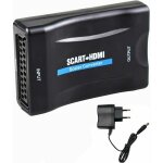 Adaptateur peritel hdmi, convertisseur peritel vers hdmi 1080p hd compatible avec ntsc pal pour sky hd ...