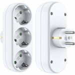 Adaptateur de prise multiprise sans c�ble prise murale blanc blanc adaptateur de charge chargeur usb ...