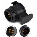 Adaptateur prise remorque 13 vers 7 broches, faisceau remorque 7 vers broches pour caravane rv voiture ...