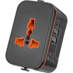 Adaptateur prise universelle voyage, adaptateur universel de voyage avec 2 usb et 2 usbc Adaptateur prise universelle voyage, adaptateur universel de voyage avec 2 usb et 2 usbc