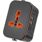 Adaptateur prise universelle voyage, adaptateur universel de voyage avec 2 usb et 2 usbc, adaptateur ...