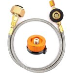 Adaptateur de propane tuyau de rechange pour convertisseur, connecte au camping en plein air cuisini�re ...