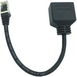 Adaptateur r�partiteur rj45, adaptateur r�seau ethernet rj45 1 � 2 ports, adaptateur r�partiteur de c�ble ...