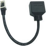 Adaptateur r�partiteur rj45, adaptateur r�seau ethernet rj45 1 � 2 ports, adaptateur r�partiteur de c�ble ...