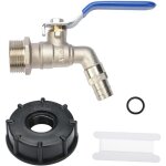 Adaptateur de r�servoir ibc 3 / 4 , robinet cuve adaptateur, raccord robinet en laiton adaptateur pour ...