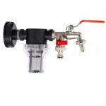 Adaptateur robinet de cuve ibc (2 vannes de sortie indpendantes) avec filtre / ib - ulisem