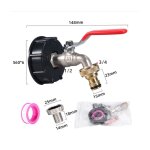 Langray - adaptateur robinet tuyau arrosage pour cuve 1000 l, robinet universel pour connexion de tuyau ... Langray - adaptateur robinet tuyau arrosage pour cuve 1000 l, robinet universel pour connexion de tuyau ...
