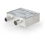 Adaptateur satellite et antenne f hona iec coax hane iec coax hona nickel platerad 75 ohm rak metal metal ...