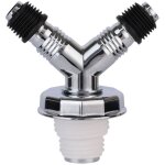 Adaptateur de siphon de sol en pvc, universel, pour cuisine, salle de bain, machine � laver, facile � ...