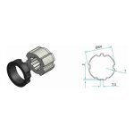 Adaptateur tm2 45 pour tube zf 64mm faac a45050509s automatismes Adaptateur tm2 45 pour tube zf 64mm faac a45050509s automatismes