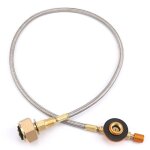 Adaptateur de tuyau de bouteille de propane connecteur de r�servoir de propane remplacement du convertisseur ...