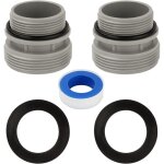 Adaptateur tuyau piscine 2 pices 4560 raccord de pompe  piscine connecteur de tuyau de piscines 40 ...