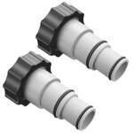 Adaptateur de tuyau type a pour pompe filtrante intex de 1, 25'  1, 5' (lot de 2)
