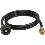 Adaptateur de tuyau propane de 6 pieds convertisseur de 1 lb à 20 lb pour barbecue à gaz weber q Adaptateur de tuyau propane de 6 pieds convertisseur de 1 lb à 20 lb pour barbecue à gaz weber q