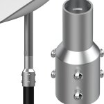 Adaptateur de tuyau starlink, conçu pour la parabole starlink de deuxième génération, j - ulisem Adaptateur de tuyau starlink, conçu pour la parabole starlink de deuxième génération, j - ulisem