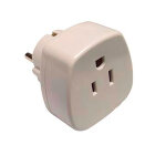 Adaptateur usa vers europe 16 a 250 v blanc (sous film r�tractable)