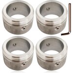 Adaptateur de vanne de chauffage en acier inoxydable (lot de 4), adaptateur de t�te thermostatique avec ...
