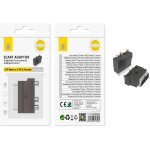 Adaptateur vid�o euro p�ritel vers rca / s - vid�o / nb1305 / noir / one + / 2103052