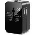 Adaptateur de voyage avec 2 usb, adaptateur de voyage mondial tout - en - un, chargeur universel, adaptateur ... Adaptateur de voyage avec 2 usb, adaptateur de voyage mondial tout - en - un, chargeur universel, adaptateur ...