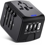 Adaptateur de voyage, adaptateur universel avec ports usb type - c + 3 et prise d'alimentation, adaptateur ... Adaptateur de voyage, adaptateur universel avec ports usb type - c + 3 et prise d'alimentation, adaptateur ...