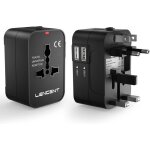 Adaptateur de voyage, adaptateur universel prises anglaise / europe / americaine / australie prises de ...