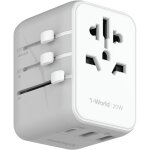 Adaptateur de voyage universel adaptateur prise universelle pd 20w avec adaptateur universel france vers ...