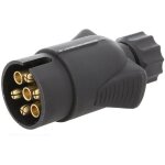 Prise remorque male 7pin 12vdc pour cable 10mm Prise remorque male 7pin 12vdc pour cable 10mm
