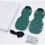 A�rateur de gazon spike chaussures, heavy duty pointes sandales pour a�rer votre pelouse ou yard (vert) ...