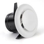 Aeration reglable, grille d'aération ventilation ronde de plafond 75mm / 2. 95' grille ventilation pour ... Aeration reglable, grille d'aération ventilation ronde de plafond 75mm / 2. 95' grille ventilation pour ...