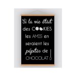 Emde - affiche kakemono citation amis 40x60cm Emde - affiche kakemono citation amis 40x60cm