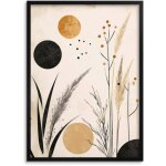 Affiche murale g�om�trie nature tableau mural affiche graphique moderne