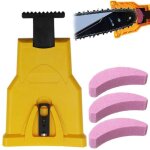 Affûteur de chaîne de tronçonneuse portable, affûteur de chaîne de scie à ultrasons avec 3 pierres à ... Affûteur de chaîne de tronçonneuse portable, affûteur de chaîne de scie à ultrasons avec 3 pierres à ...