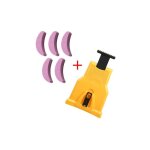 Affûteur de tronçonneuse, ensemble d'affûtage de tronçonneuse avec 5 pierres à aiguiser, outil de travail ... Affûteur de tronçonneuse, ensemble d'affûtage de tronçonneuse avec 5 pierres à aiguiser, outil de travail ...