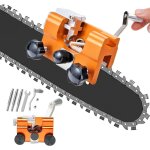 Affuteuse de chaine tronconneuse, affuteuse chaine tronconneuse avec 3 ttes d'afftage, aiguiseur de ...