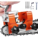 Affuteuse de chaine tronconneuse portable, affuteur chaine tron�onneuse � manivelle, aiguiseur chaine ...