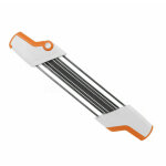 Aff�teuse de lime � cha�ne de tron�onneuse en m�tal 2 en 1 facile 3 / 8  p � 4, 0 mm remplacer, porte ...