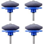 Aff�teuse de tondeuse � gazon, 4 pcs universel tondeuse � gazon aff�teuse de lame rotative meuleuse de ...