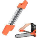 Aff�teuse de tron�onneuse 3 / 8inp 4, 0mm, tron�onneuse outil d'aff�tage, 2 en 1 aiguiseur de cha�ne ...