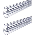 S'afielina joint de douche 2 pi�ces 80cm pour verre de 7 - 8mm - joint de remplacement d�flecteur d'eau ...