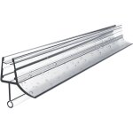 Joint de douche tubulaires translucides à petites bulles rondes pour des épaisseurs de verre de 4 à 6 ... Joint de douche tubulaires translucides à petites bulles rondes pour des épaisseurs de verre de 4 à 6 ...