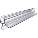 Joint de douche tubulaires translucides � petites bulles rondes pour des �paisseurs de verre de 7 � 8 ...