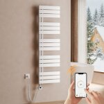 S'afielina ? s�che - serviette �lectrique 1320�400 mm avec thermostat wifi, minuterie programmable et ...